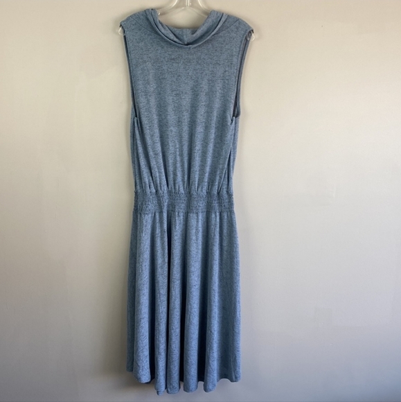 BNWT - Soft Surroundings Light Blue Cowl Sleeveless Kerry Dress Size Large - Picture 3 of 7